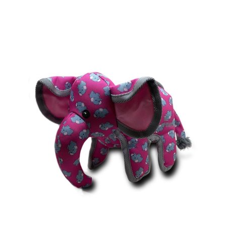 THE WORTHY DOG Pinky Elephant Dog Toy, Large 96209364